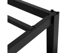 Outlet ML-Design Metallbett 90x200cm auf Stahlrahmen mit Lattenrost Bettgestell Schwarz