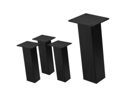 ML-Design Tischbeine 4Er Set I-96GRAD H30 cm Stahl 8x8cm