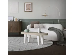 Clearance ML-Design Tischbeine 4Er Set I-96GRAD H42 cm Stahl 8x8cm Weiß