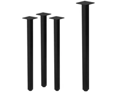 Online ML-Design Tischbeine 4Er Set I-Design H72 cm Stahl 4x4 cm Schwarz