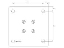 Online ML-Design Tischbeine 4Er Set I-Design H72 cm Stahl 4x4 cm Schwarz