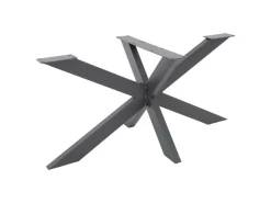Discount ML-Design Tischgestell Spider 78x71x120 cm Anthrazit Kreuzgestell Kreuz X-Design