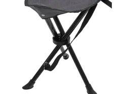 Discount Mojawo 3-Bein Dreibeinhocker Campinghocker Anglerhocker Tragegurt Grau