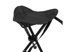 Mojawo 3-Bein Dreibeinhocker Campinghocker Anglerhocker Tragegurt schwarz