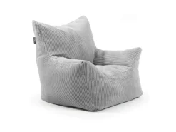 Clearance mokebo Kindersessel aus Cord Der Pausenheld Sitzsack Kinder Kindersitzsack in Grau