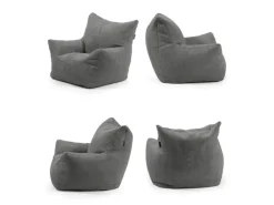 Clearance mokebo Kindersessel aus Cord Der Pausenheld Sitzsack Kinder Kindersitzsack in Anthrazit