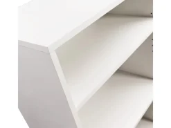 Sale mokebo Regal aus Holz Holzregal Aufbewahrungsregal Kellerregal in 60x91x34 cm in Weiß