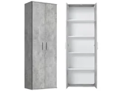 New mokebo Schrank in Der Lange Mehrzweckschrank Allzweckschrank oder Aufbewahrungsschrank Grau