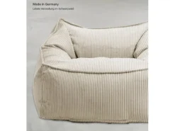 New mokebo Sitzsack Sessel aus Cord Der Lümmel XXL Sitzsack Cord Sessel oder Sitz Sessel in Beige
