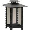 Sale Moll Lampe Laterne Stahl Ø 14 cm x 21 cm Schwarz Matt