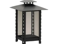 Sale Moll Lampe Laterne Stahl Ø 14 cm x 21 cm Schwarz Matt