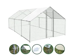 Outlet Monstershop Hühner Freilauf 4m x 6m x 2m