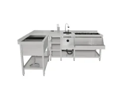 New Monstershop Modulare Deluxe-Cocktailbar-Station mit Eisbrunnen