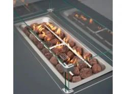 Best Monstershop Modulares Gartenlounge Set mit integrierter Feuerstelle