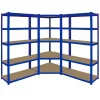 New Monstershop Monster Racking Sparangebot 1 x T-Rax 90cm Eckregal + 2 x T-Rax 90cm in Blau