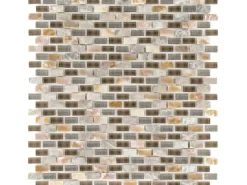 Hot Mosaik Glas Stein 5th Avenue Dark 28,5 cm x 28,5 cm Dunkel- Braun