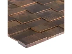 Online Mosaik Metall Kupfer 3D 30 cm x 30 cm