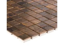 Mosaik Metall Kupfer 3D 30,8 cm x 30,8 cm