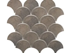 Mosaikmatte Castello Fächer Keramik 29,2 cm x 30,3 cm