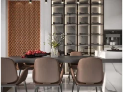 Mosaikmatte Ebru Hexagon Glas 29 cm x 29 cm