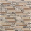 Mosaikmatte Glas & Stein Combi Castanho Line 29,8 cm x 30,4 cm