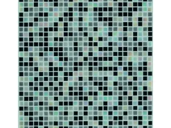 Best Mosaikmatte Glas Mini Black Grey White mix 29,6 cm x 29,6 cm