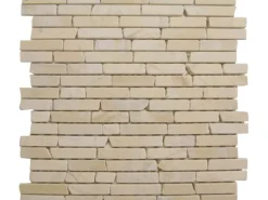 Clearance Mosaikmatte Naturstein Yellow Sun Brick 30 cm x 30 cm