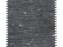 Sale Mosaikmatte Superslim Negro Glacia 30,5 cm x 30,5 cm Anthrazit