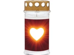 Motiv-Grablicht Ambrosius 5 Tage Herz