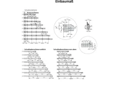 MS Beschläge Rollenführung Weiss 350 mm Schubaldenschiene Auszug