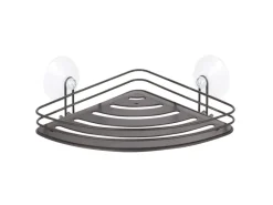 MSV Eck-Regal Kery Stahl 20 cm x 20 cm x 9 cm Mattschwarz