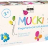 Sale KREUL Mucki Fingerfarbe für Glückskinder 6er Set 50 ml