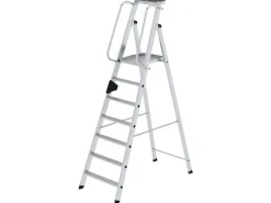 MUNK Aluminium-Stehleiter 7 Stufen