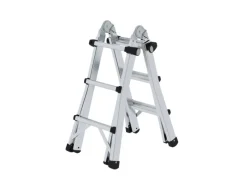 MUNK Gelenk-Teleskopleiter 4x3 Sprossen