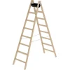 MUNK Holz Stehleiter 2x8 Sprossen