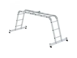 Outlet MUNK Vielzweckleiter mit Nivello Traverse 4x3 Sprossen
