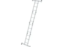Outlet MUNK Vielzweckleiter mit Nivello Traverse 4x3 Sprossen