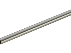 mydeco Gardinenstange für Ringe Edelstahl-Optik Ø 2,5 cm x 200 cm