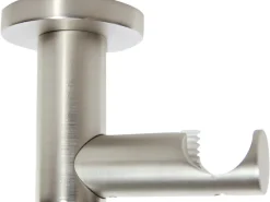 Outlet mydeco Gardinenstange-Deckenmontage Urban Edelstahl-Optik Ø 2 cm