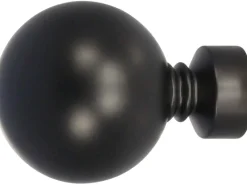 mydeco Gardinenstange-Endstück Home Schwarz Ø 2 cm
