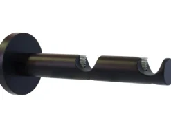 mydeco Gardinenstange-Halterung 2-läufig Function Schwarz Ø 2 cm