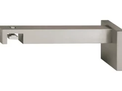 mydeco Gardinenstange-Halterung Go Edelstahl-Optik 1,8 cm x 1,8 cm