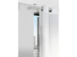 Online mydeco Gardinenstange-Komplettset 2in1 ausziehbar Edelstahl-Optik 160-280cm