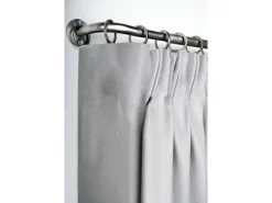 mydeco Gardinenstange-Set day & night ausziehbar Edelstahl-Optik 160-280cm