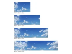 Outlet MySpotti Küchenrückwand Profix Cucina Himmel 270 x 60 cm Himmelblau