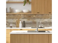 Best MySpotti Küchenrückwand Profix Cucina Holz 210 x 60 cm Holz Natur