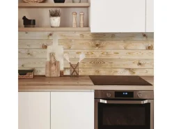 Best MySpotti Küchenrückwand Profix Cucina Gerhard 100 x 60 cm Holz Natur