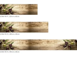 Myspotti Küchenrückwandfolie Mediterran Selbstklebend 280 cm x 60 cm