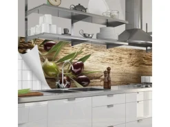 Myspotti Küchenrückwandfolie Mediterran Selbstklebend 280 cm x 60 cm