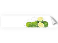 Hot Myspotti Küchenrückwandfolie Aqua Limette Selbstklebend 280 cm x 60 cm